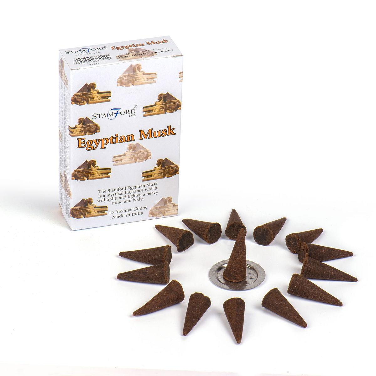 Egyptian Musk Incense Cones - Spiru-shop.nl