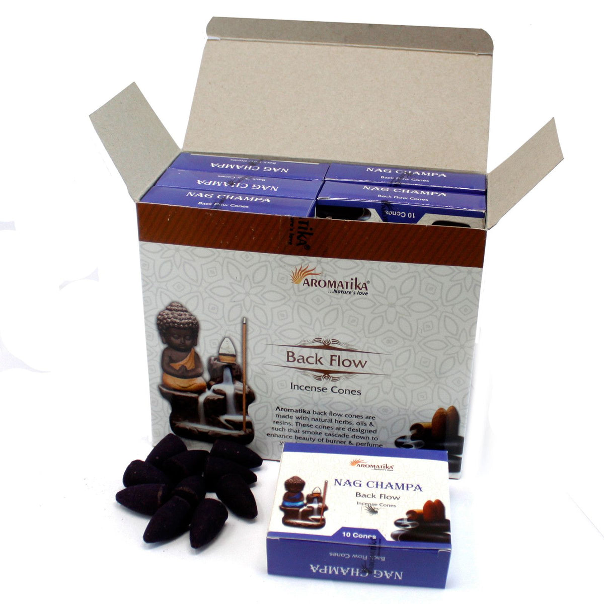 Aromatica Backflow Incense Cones - Palo Santo - Spiru-shop.nl