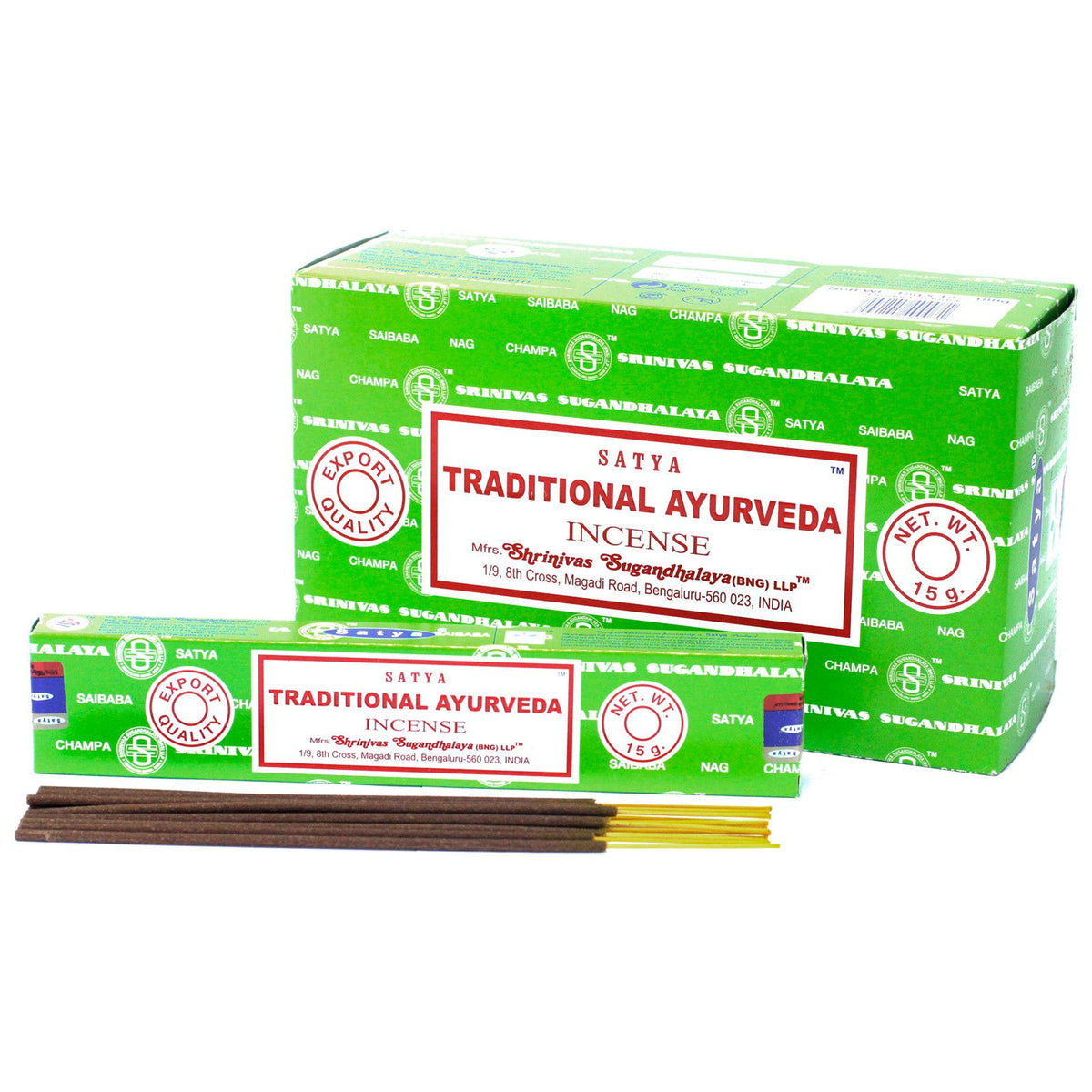 Satya Incense 15gm - Tr.Ayurveda - Spiru-shop.nl