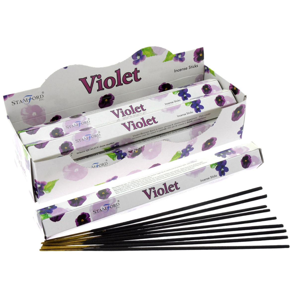Violet Premium Incense Sticks - Spiru-shop.nl