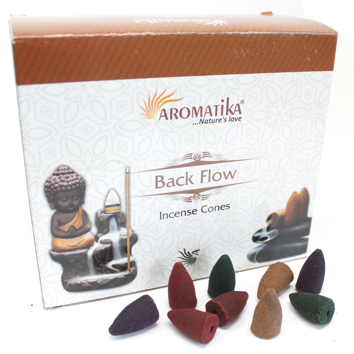 Aromatica Backflow Incense Cones - Patchouli - Spiru-shop.nl