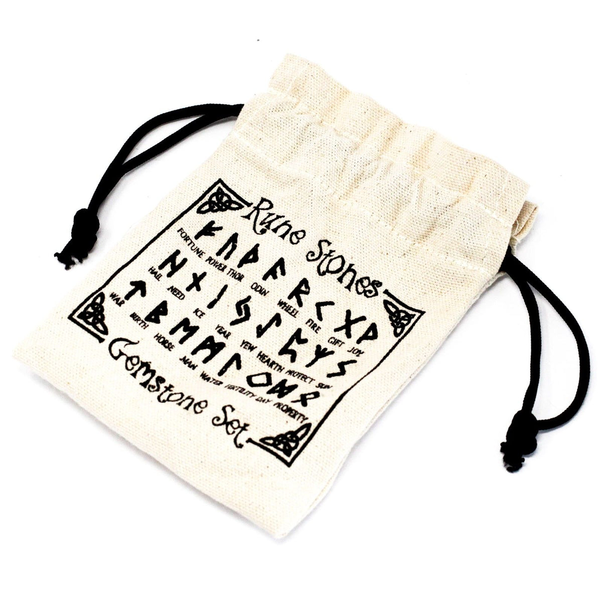 Indian Runes in Pouch - Amethyst - Spiru-shop.nl