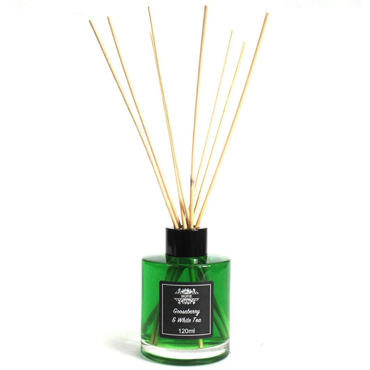 120ml Reed Diffuser - Gooseberry & White Tea - Spiru-shop.nl