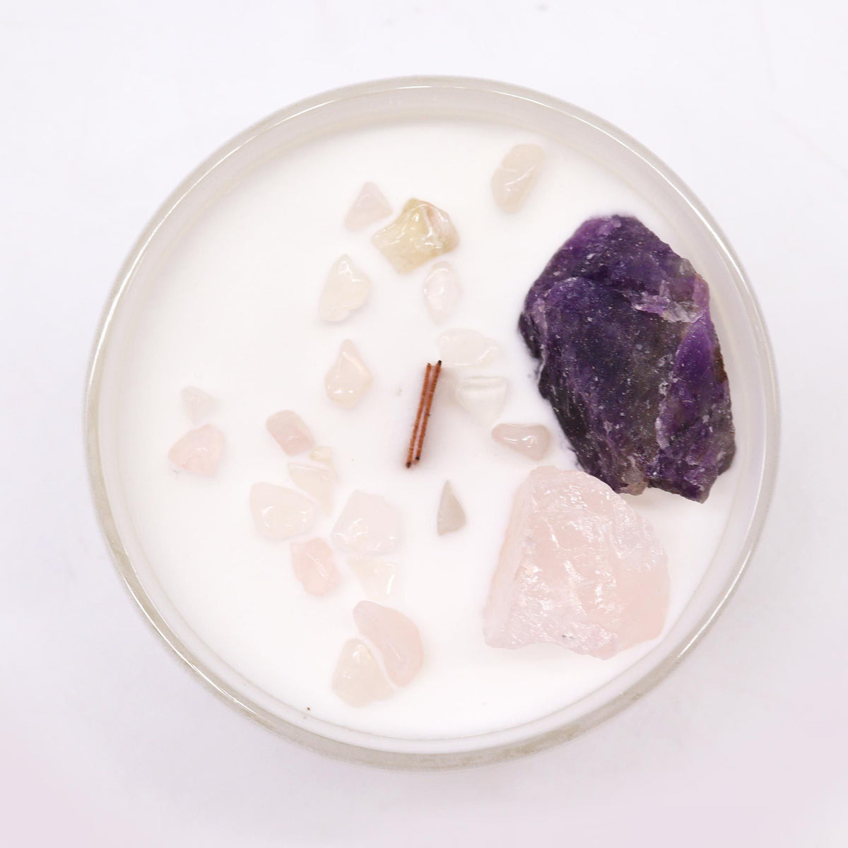 Chakra Crystal Candles - Third Eye Chakra - Spiru-shop.nl