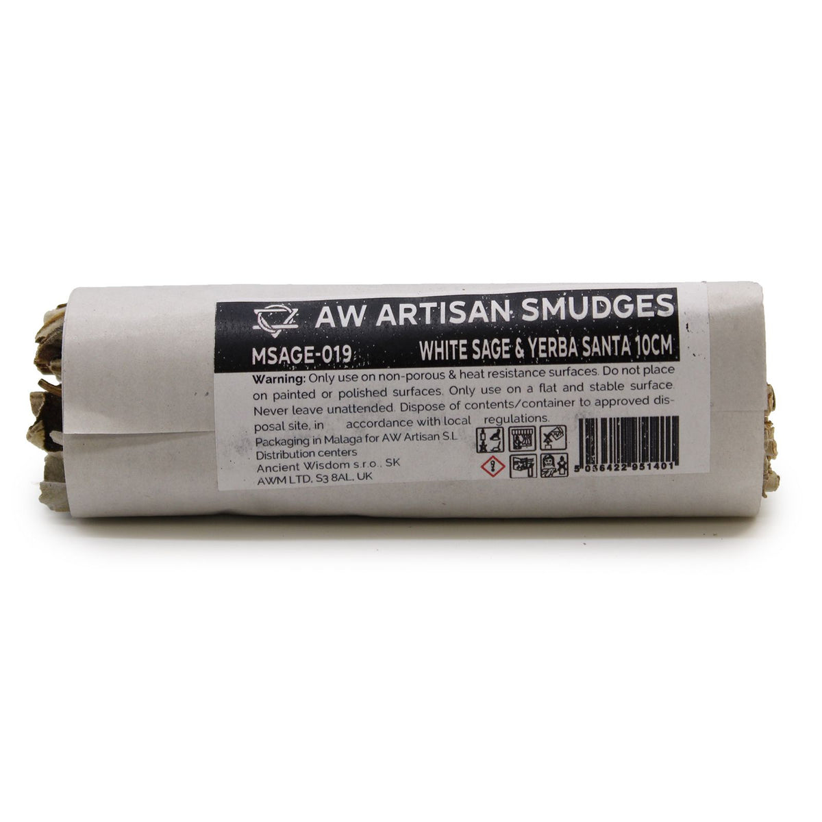 Smudge Stick - White Sage & Yerba Santa 10cm - Spiru-shop.nl