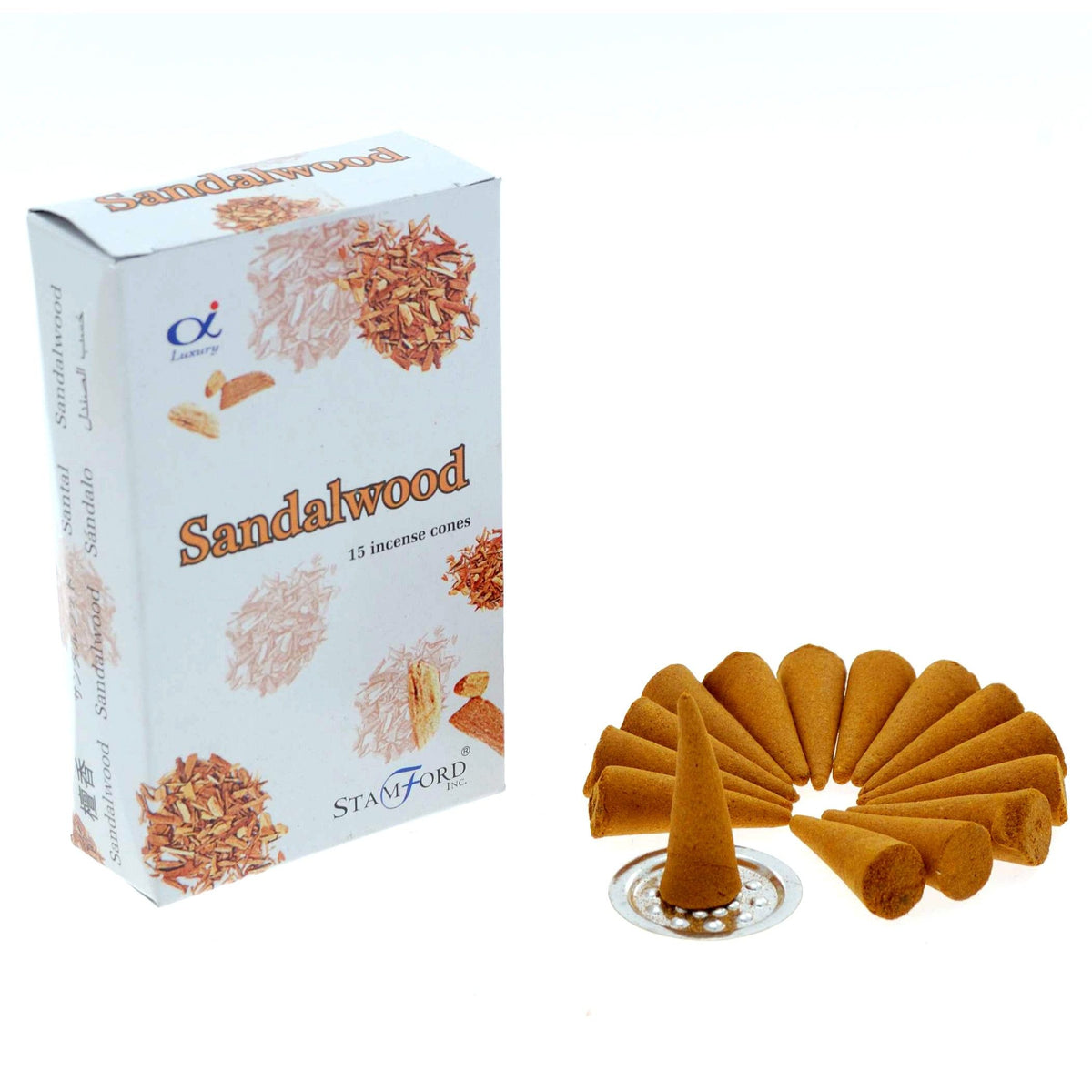 Sandalwood Incense Cones - Spiru-shop.nl