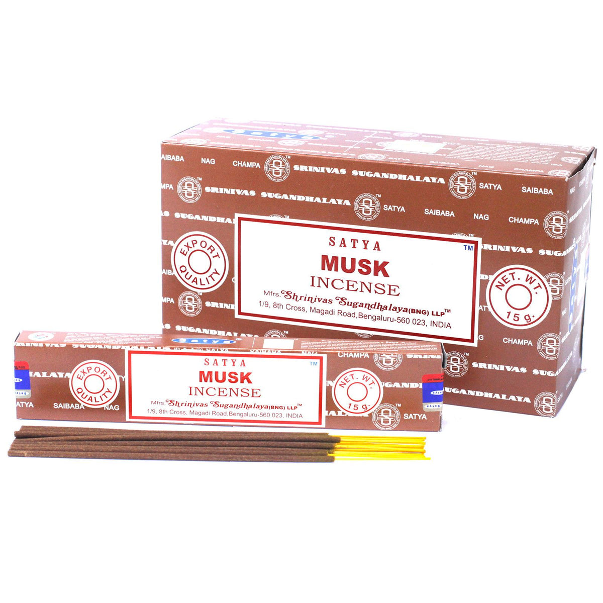 Satya Incense 15gm - Musk - Spiru-shop.nl