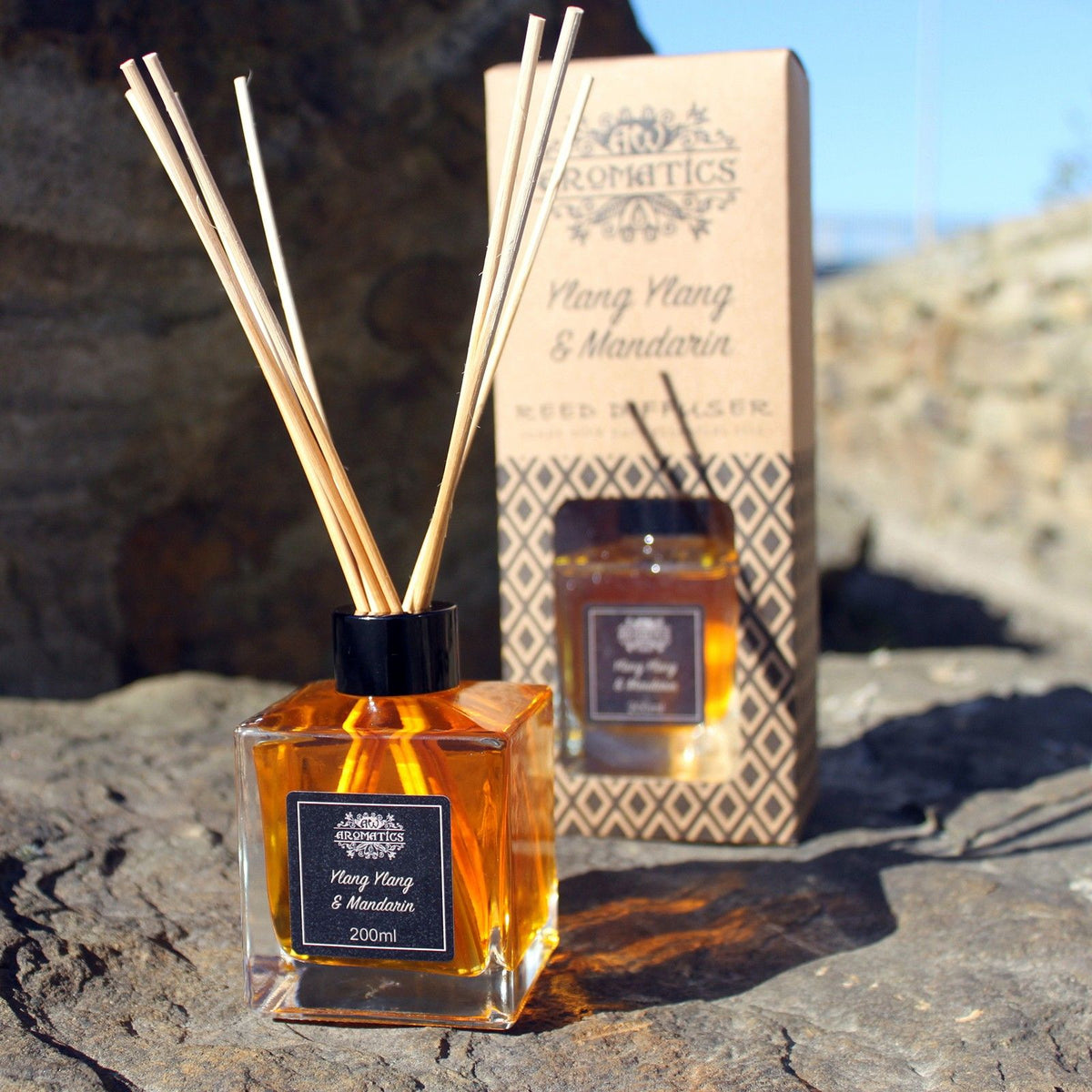 200ml Sage & Rosemary Essential Oil Reed Diffuser - Spiru-shop.nl
