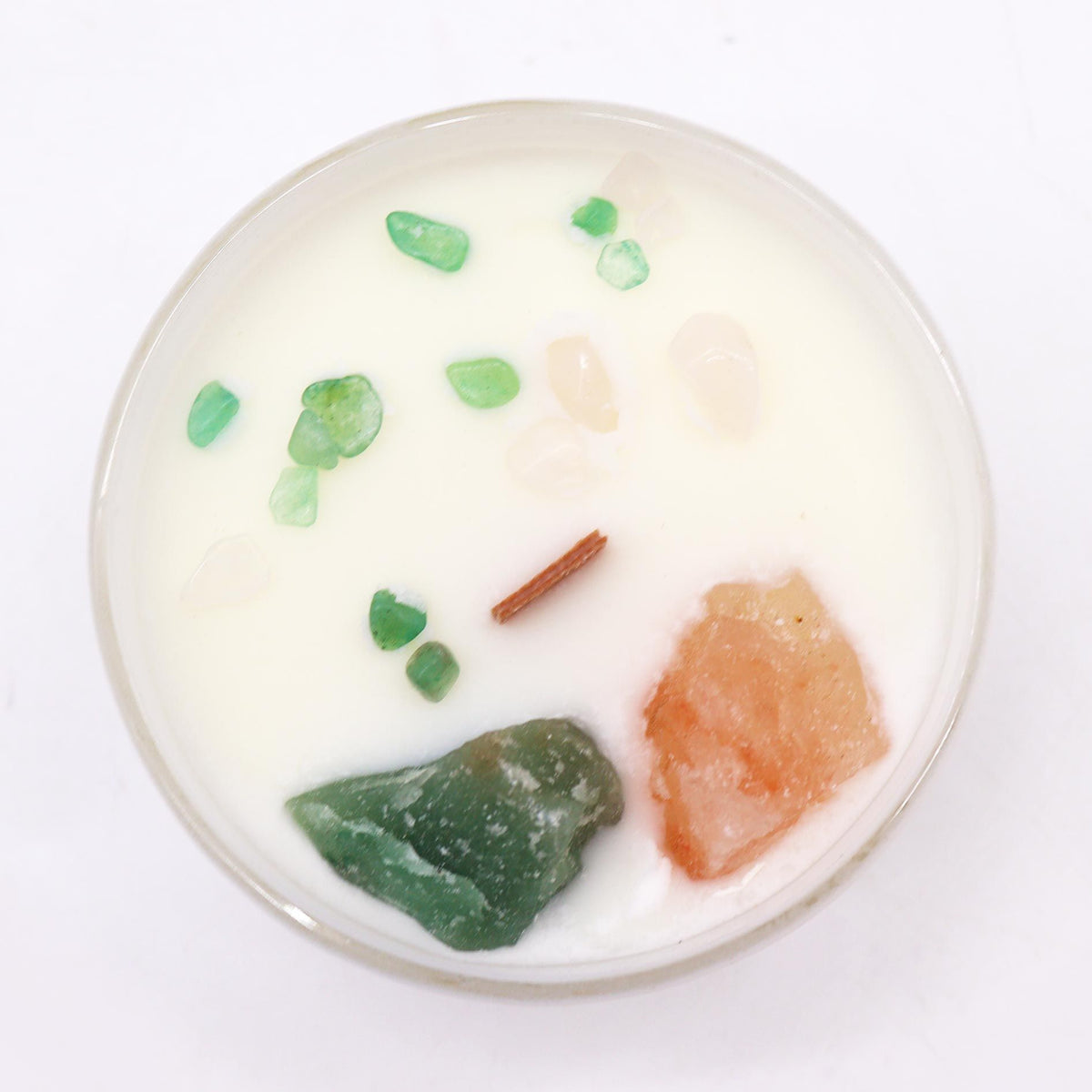 Chakra Crystal Candles - Heart Chakra - Spiru-shop.nl