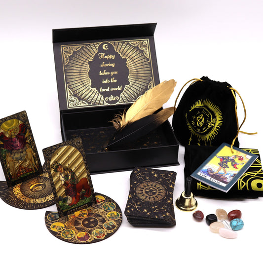 Gold Foil Tarot - Let the Magic Begin - Gift Set - Spiru-shop.nl