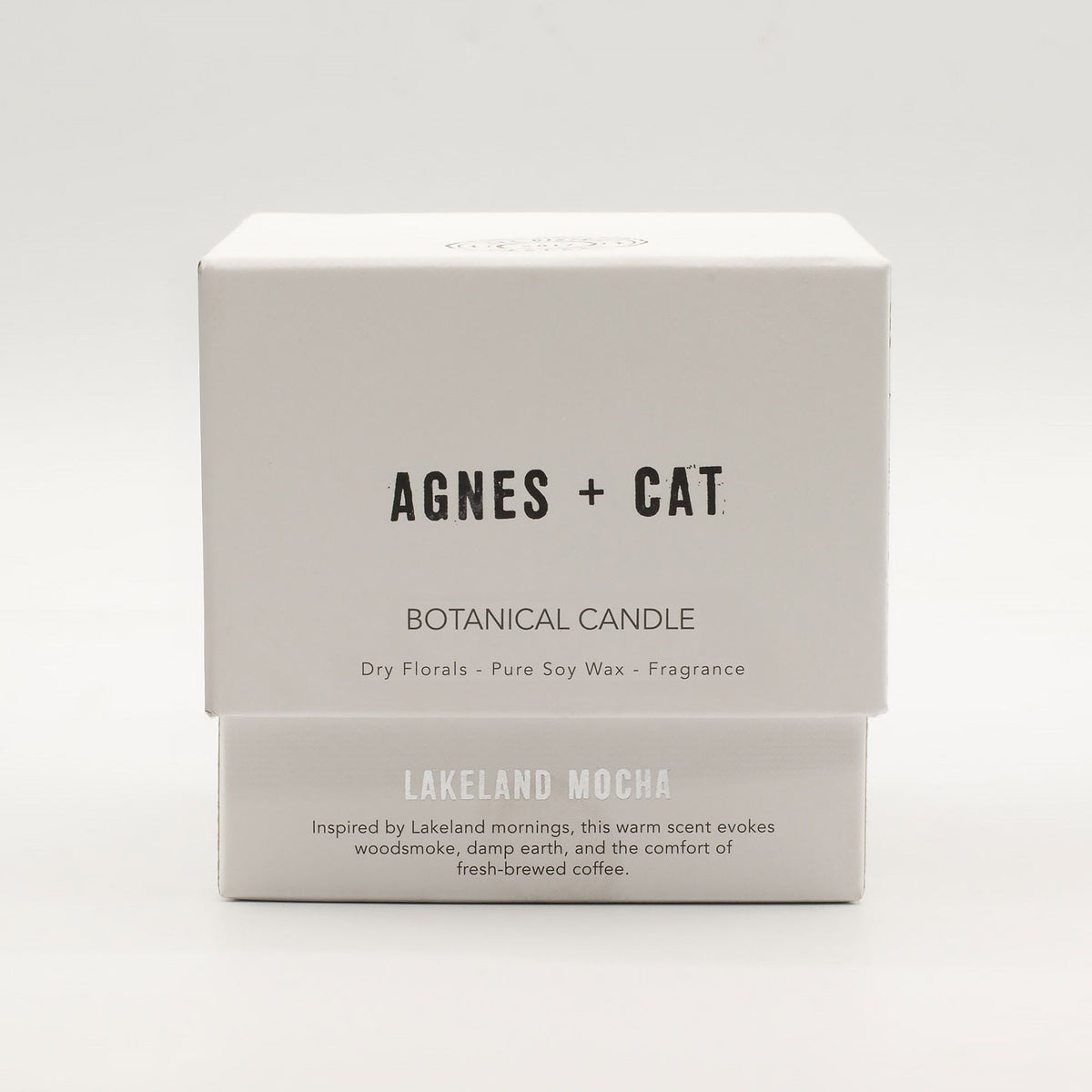 Agnes + Cat Botanical Soy Wax Candle - Lakeland Mocha - Spiru-shop.nl