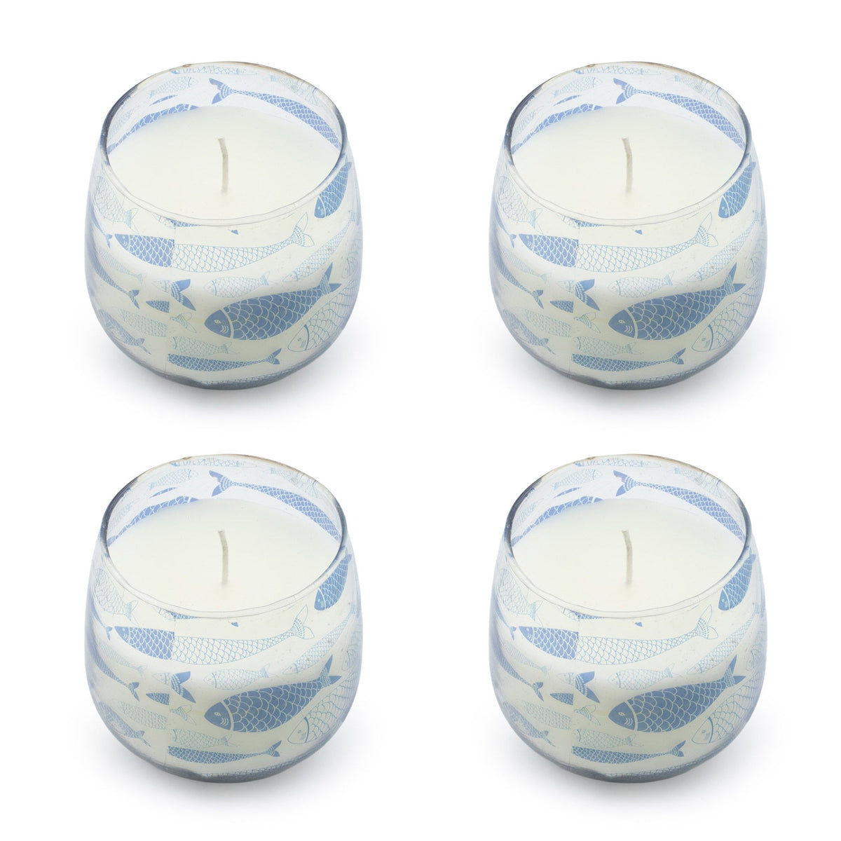 Small Glass Jar Candles - Seabreeze - Spiru-shop.nl