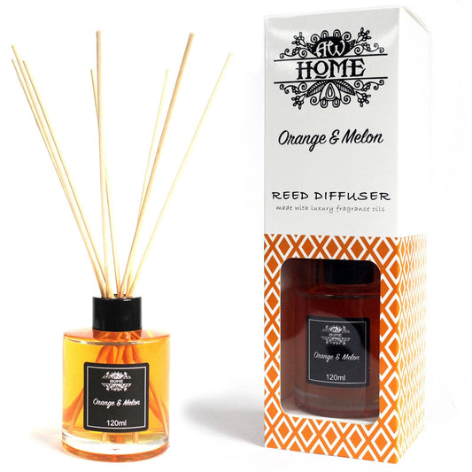 120ml Reed Diffuser - Orange & Melon - Spiru-shop.nl