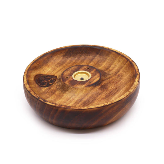 Incense Stick & Cone Burner Disc - Om - Spiru-shop.nl