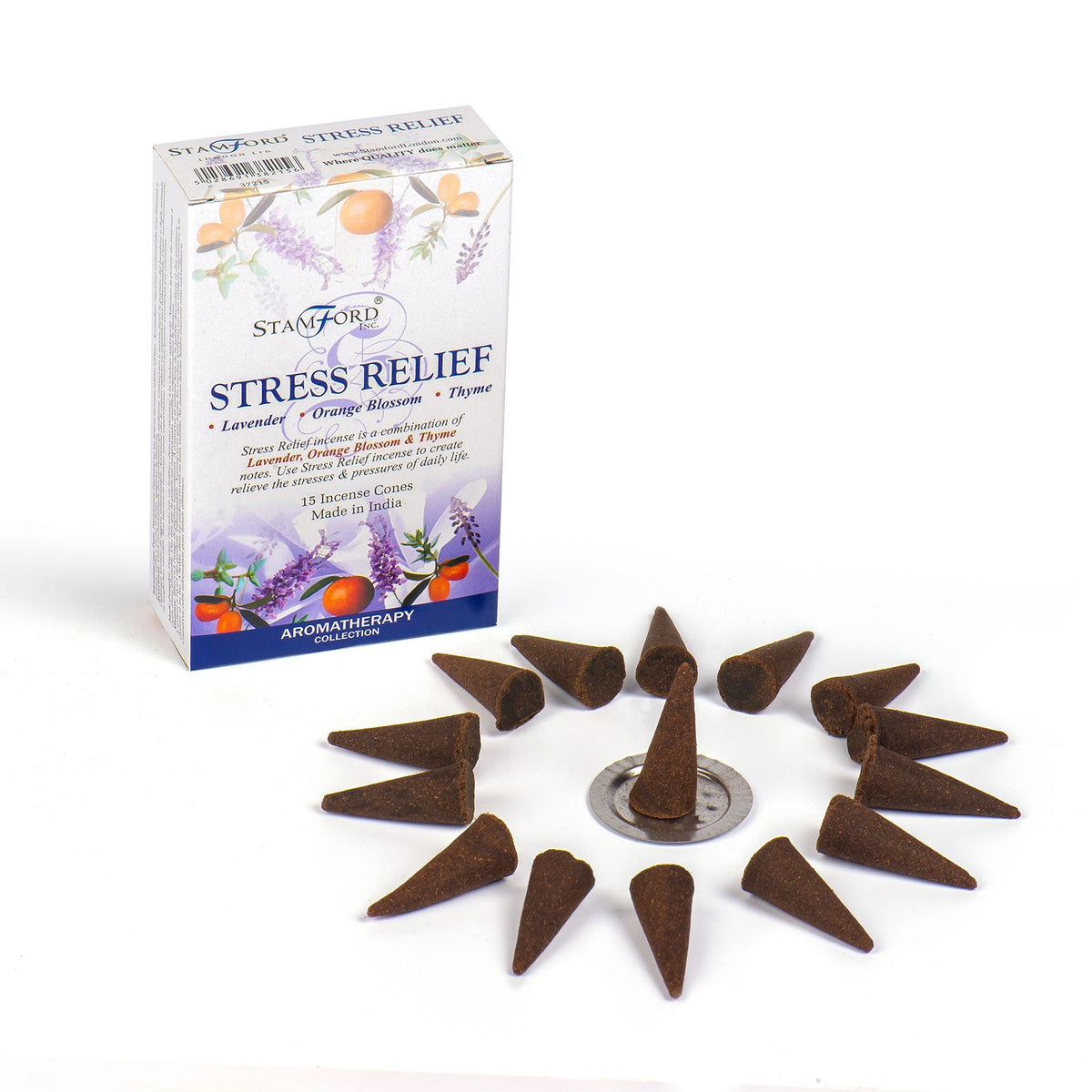 Stress Relief Incense Cones - Spiru-shop.nl