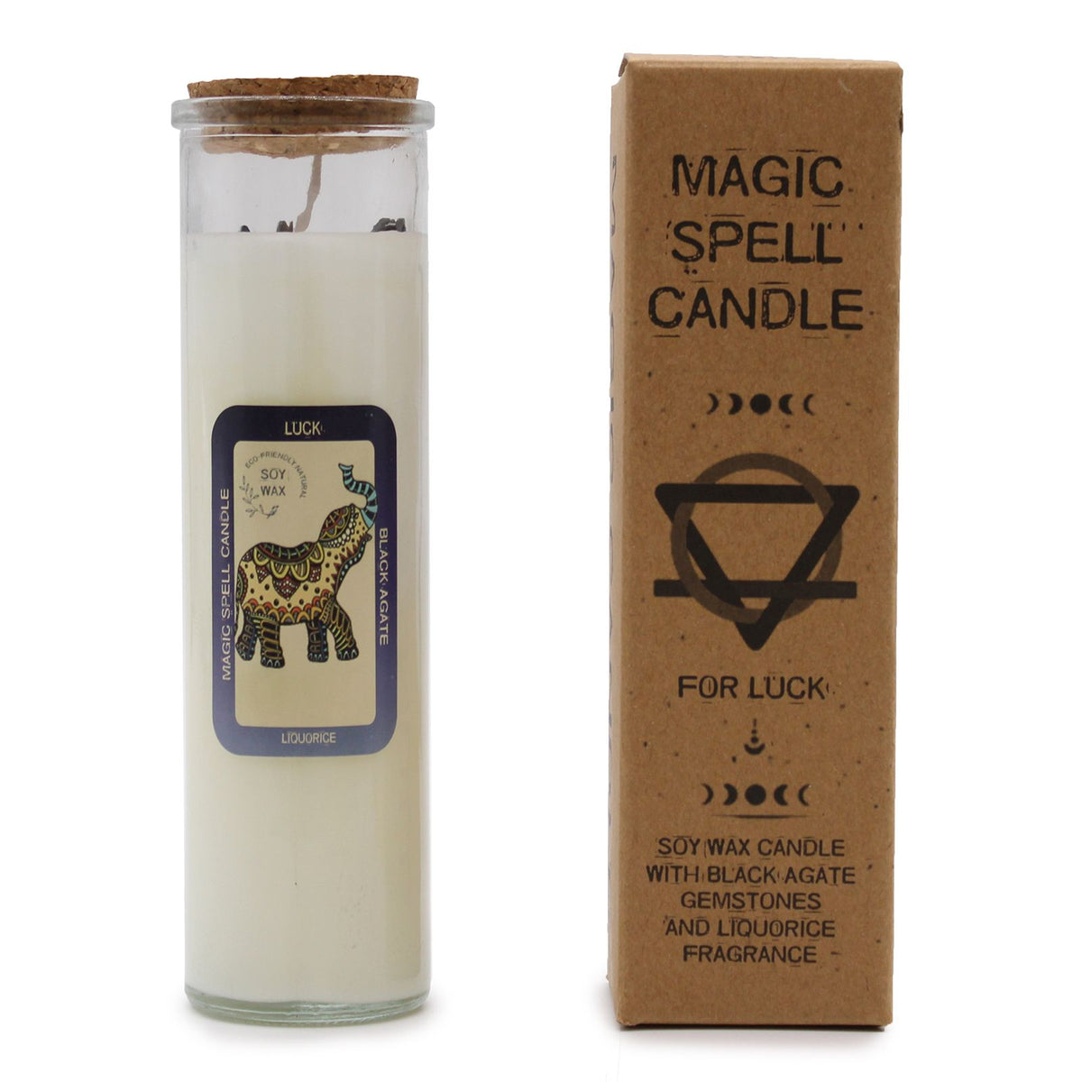 Magic Spell Candle - Luck - Spiru-shop.nl