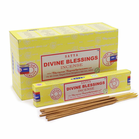 Satya Incense Sticks 15g - Divine Blessing - Spiru-shop.nl