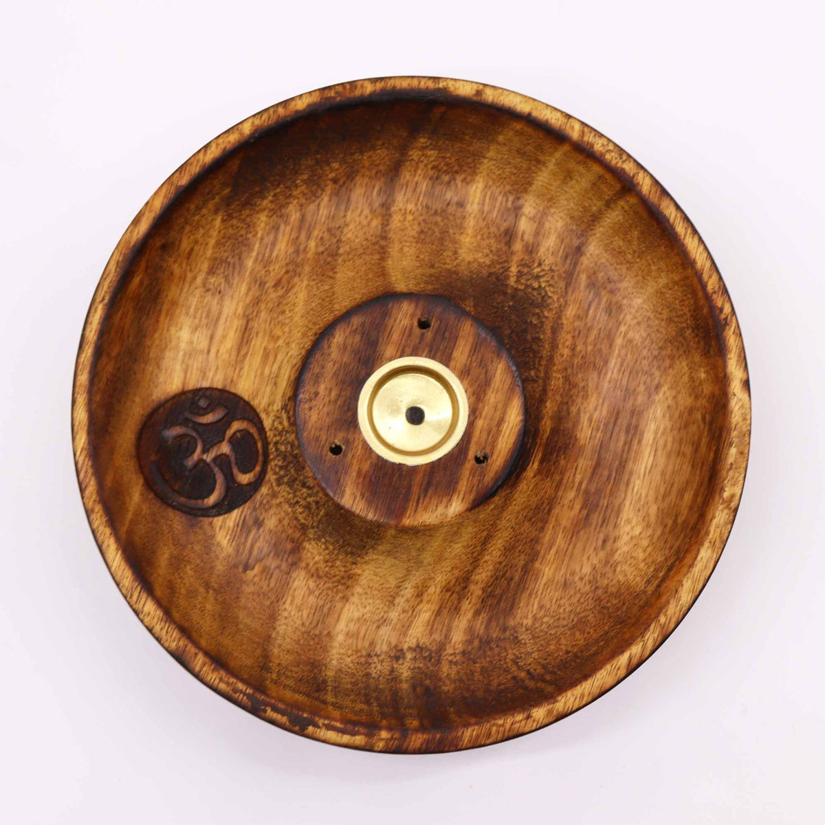 Incense Stick & Cone Burner Disc - Om - Spiru-shop.nl