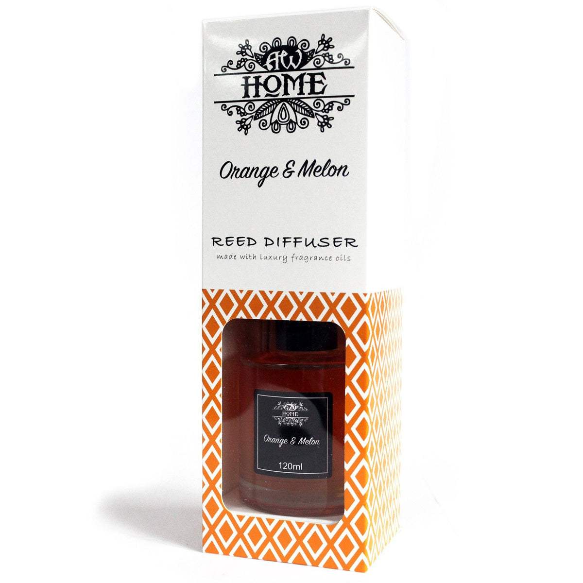 120ml Reed Diffuser - Orange & Melon - Spiru-shop.nl