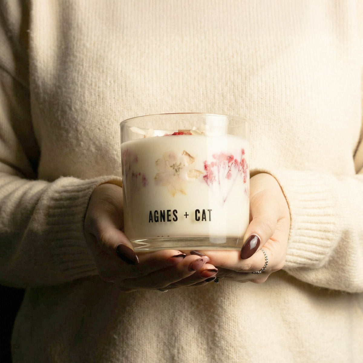 Agnes + Cat Botanical Soy Wax Candle - Rydal Oudh - Spiru-shop.nl