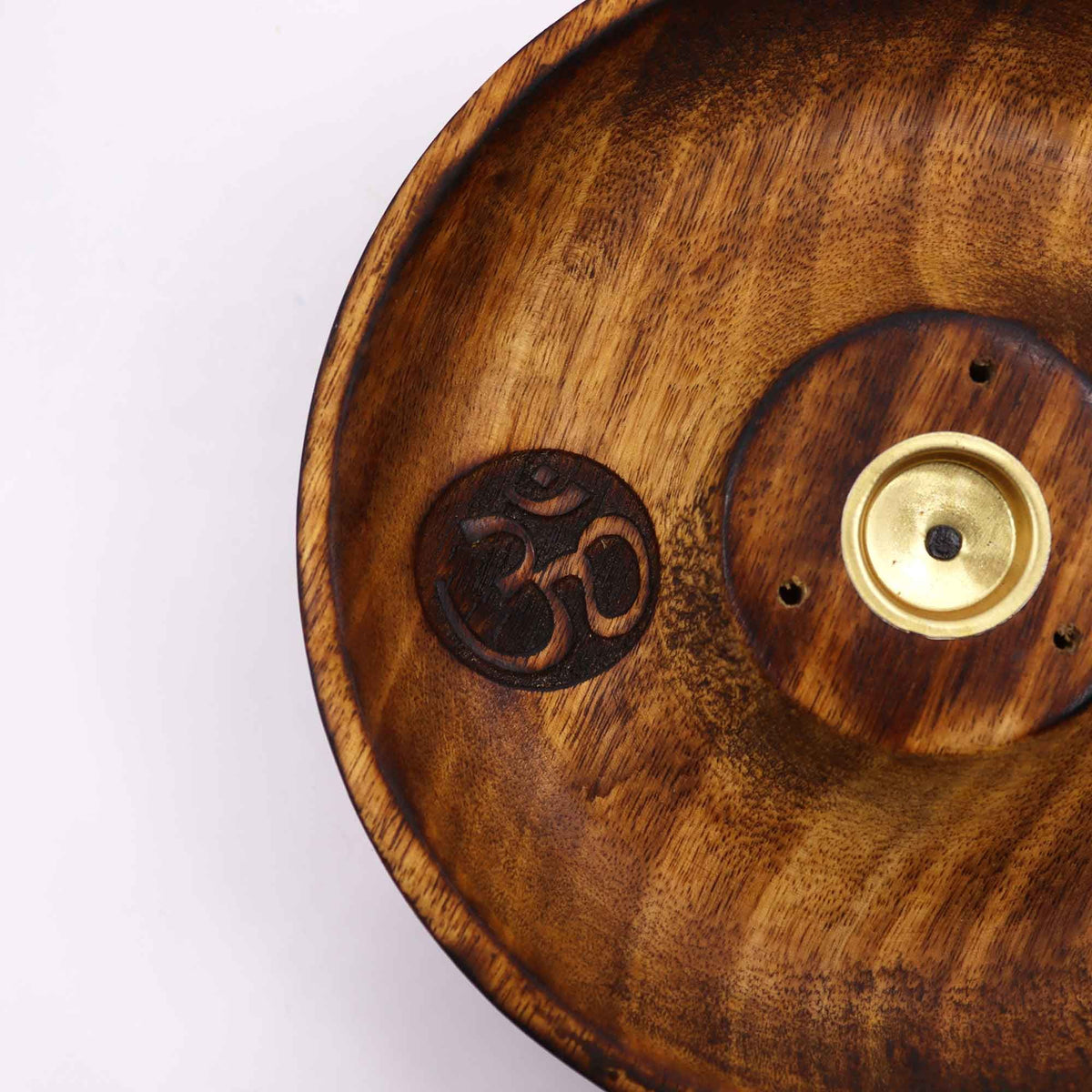 Incense Stick & Cone Burner Disc - Om - Spiru-shop.nl