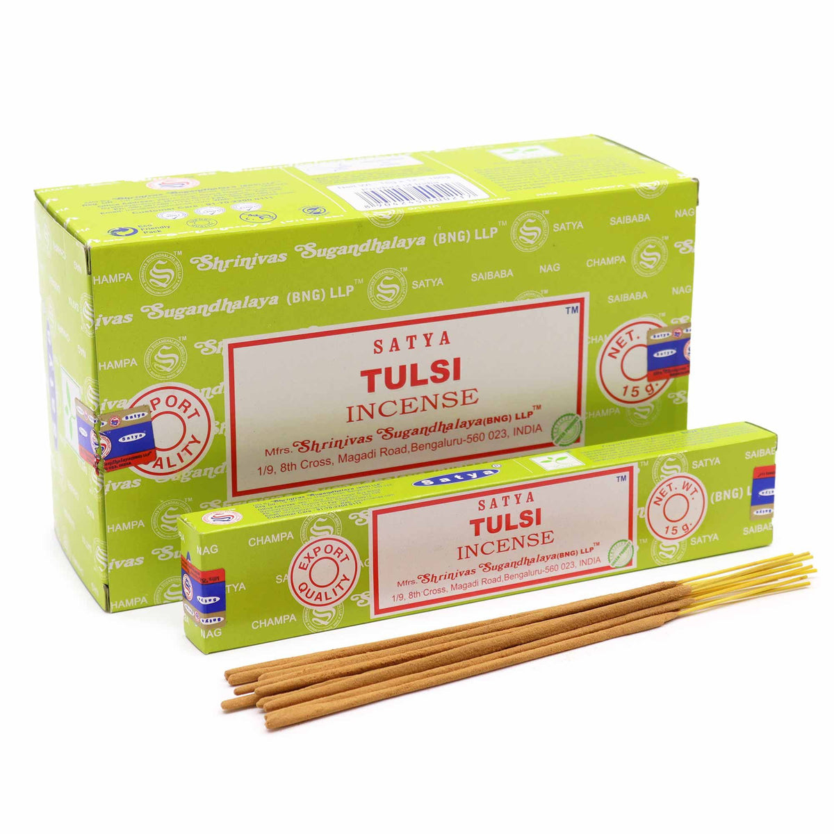 Satya Incense 15gm - Tulsi - Spiru-shop.nl