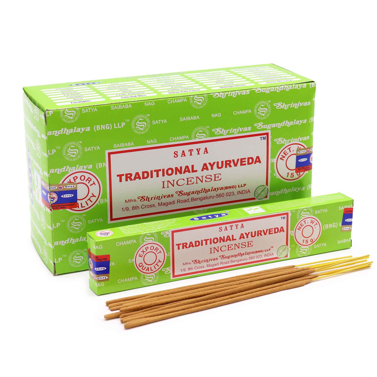 Satya Incense 15gm - Tr.Ayurveda - Spiru-shop.nl