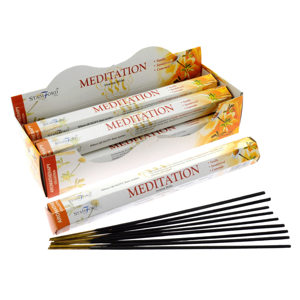 Meditation Premium Incense Sticks - Spiru-shop.nl