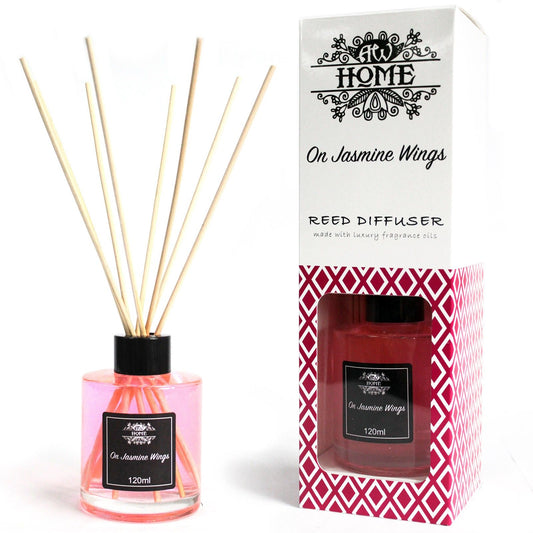 120ml Reed Diffuser - On Jasmine Wings - Spiru-shop.nl