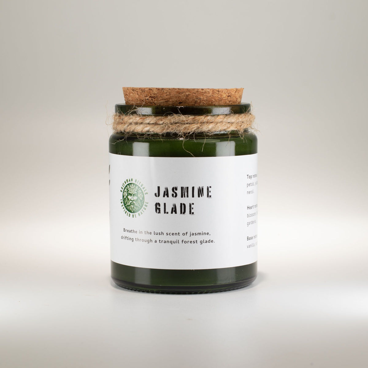 Greenman Woodwick Soy Candle - Jasmine Glade - Spiru-shop.nl