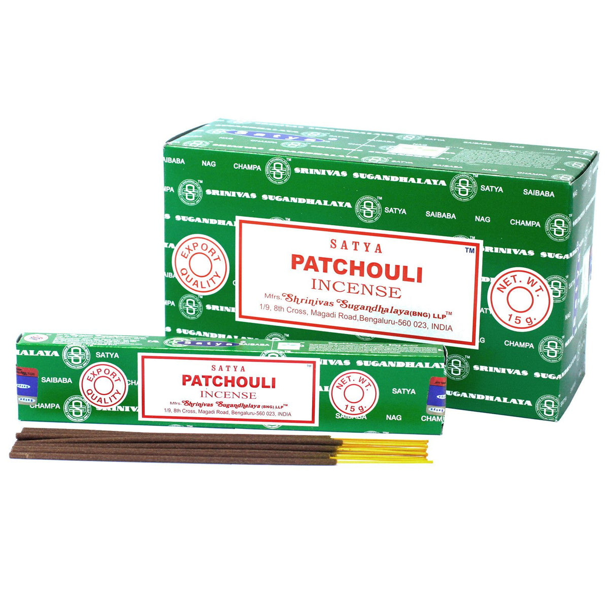 Satya Incense 15gm - Patchouli - Spiru-shop.nl