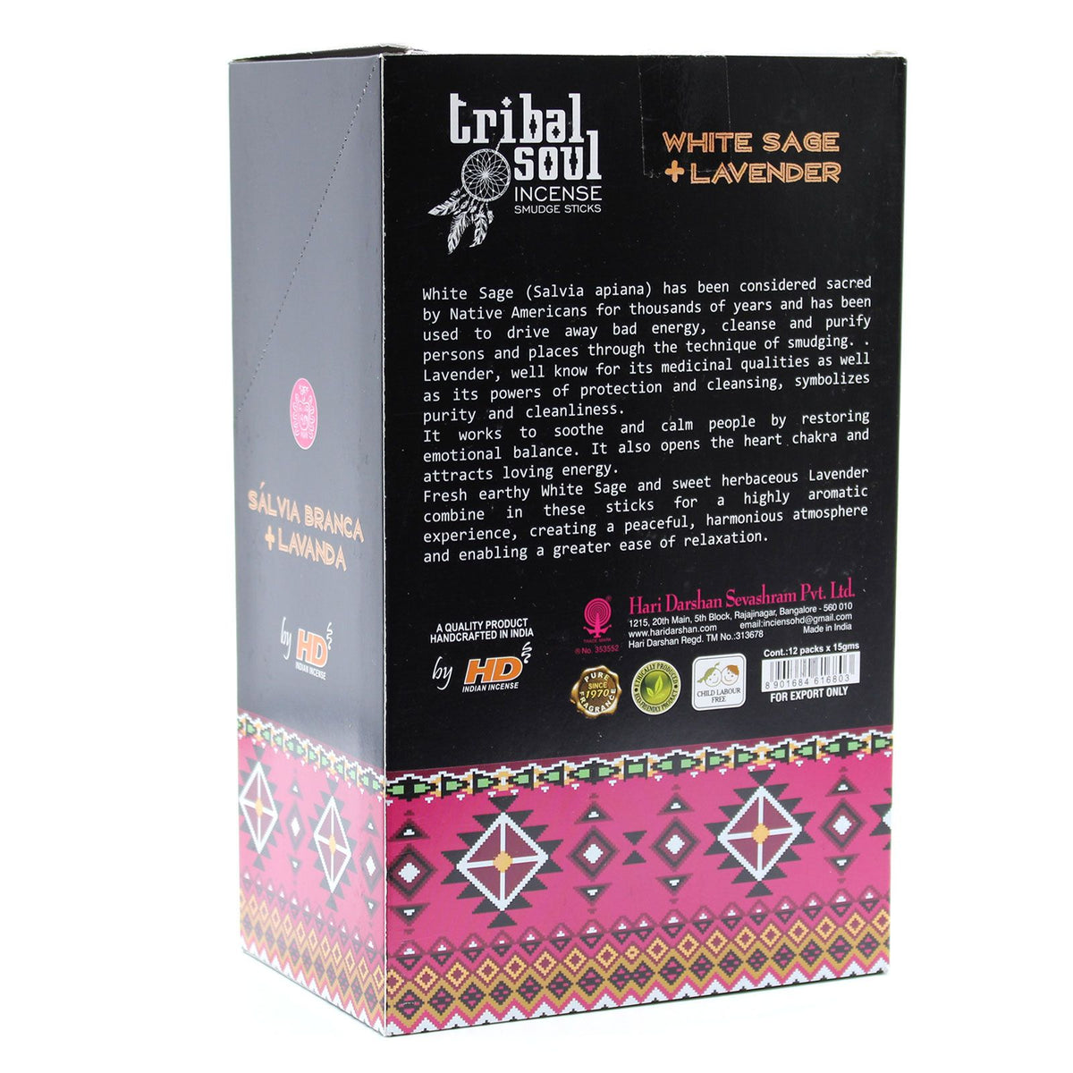 Tribal Soul Incesne - White Sage + Lavender - Spiru-shop.nl