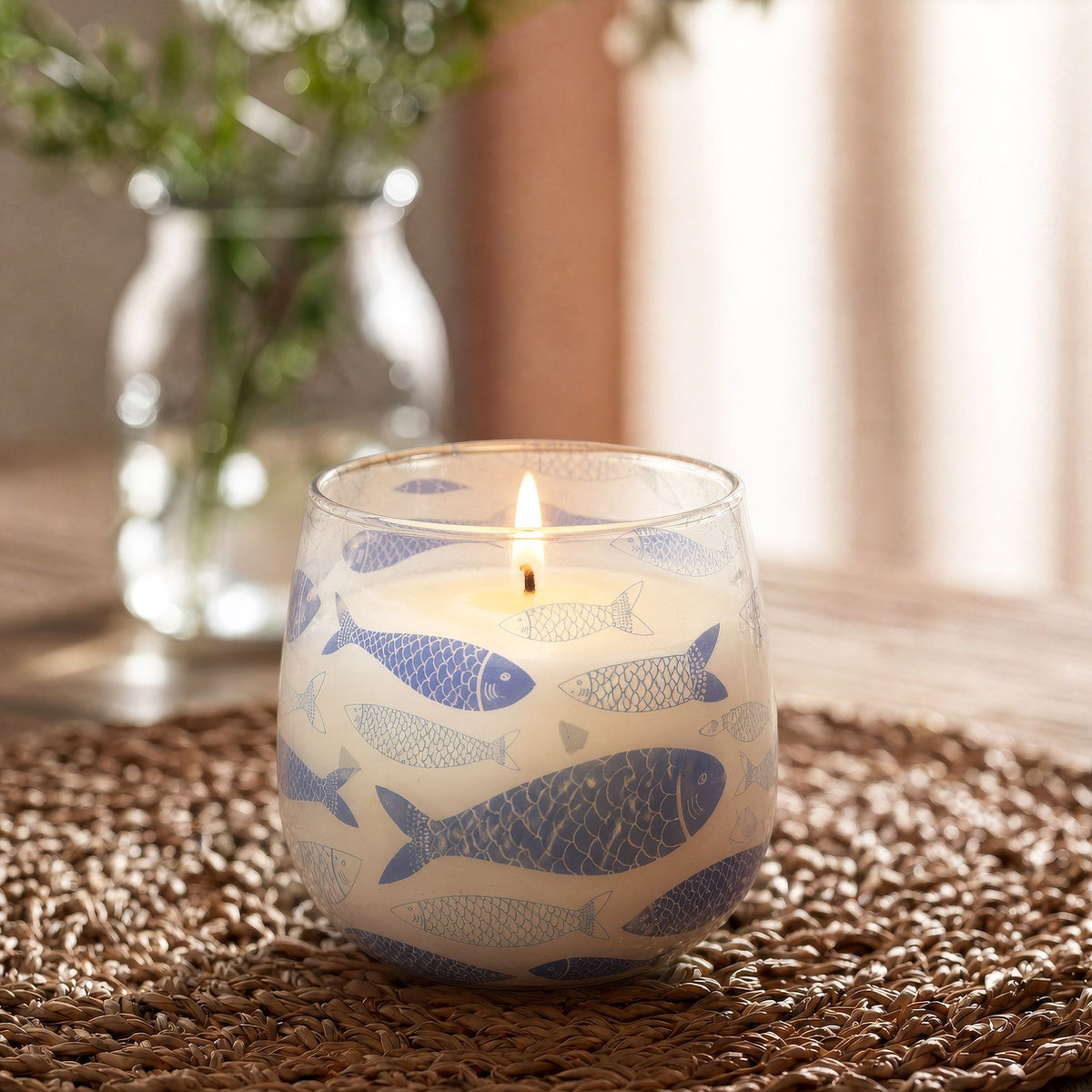 Medium Glass Jar Candles - Seabreeze - Spiru-shop.nl