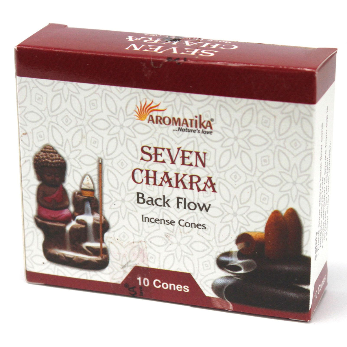 Aromatica Backflow Incense Cones - 7 Charkras - Spiru-shop.nl