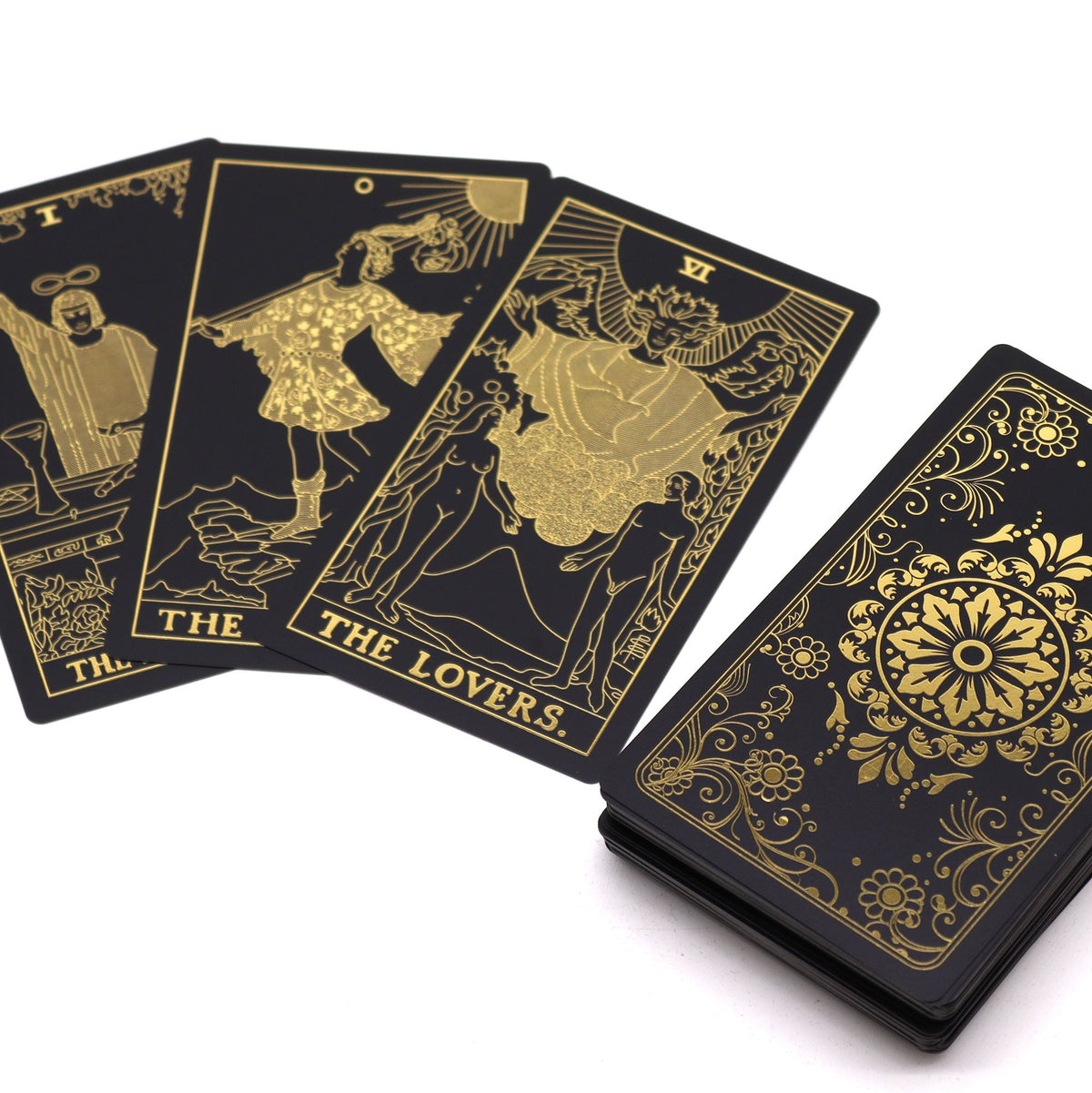Gold Foil Tarot Set with Book - Gift Box - Spiru-shop.nl