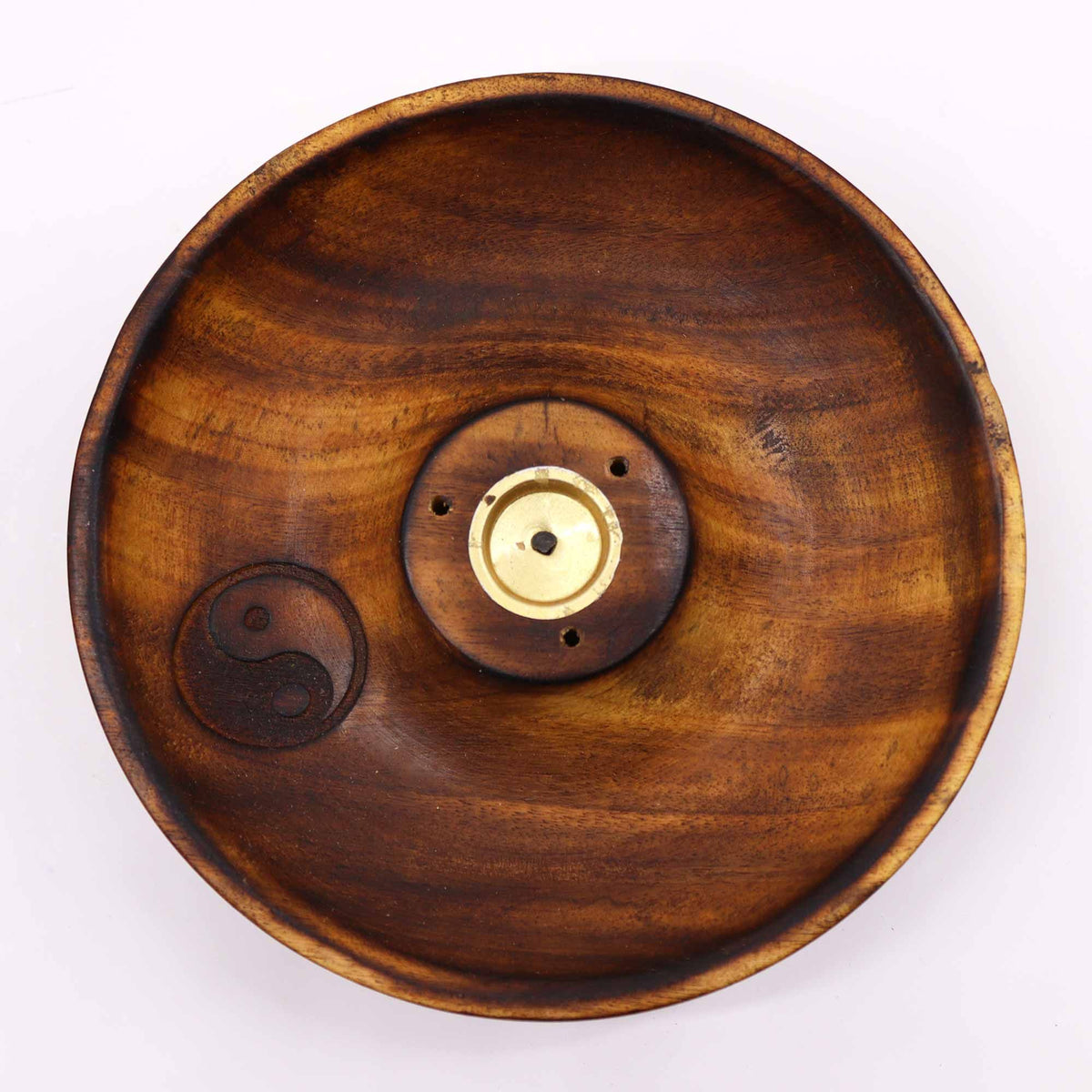 Incense Stick & Cone Burner Disc - Ying & Yang - Spiru-shop.nl