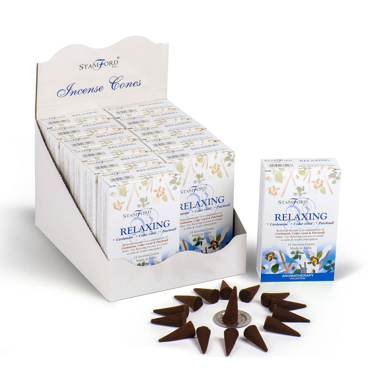 Relaxing Incense Cones - Spiru-shop.nl