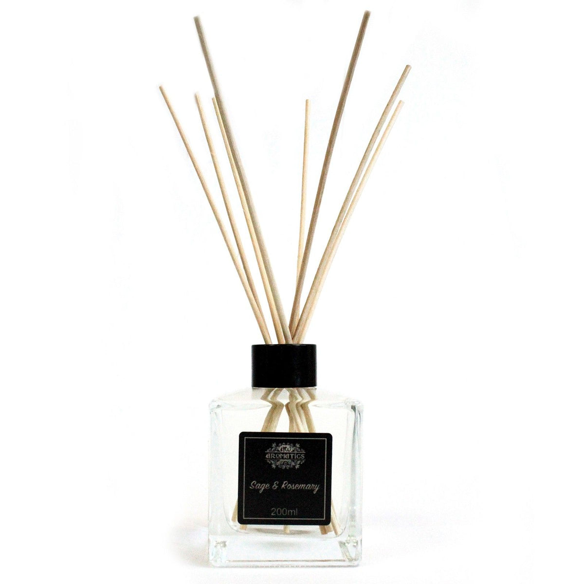 200ml Sage & Rosemary Essential Oil Reed Diffuser - Spiru-shop.nl