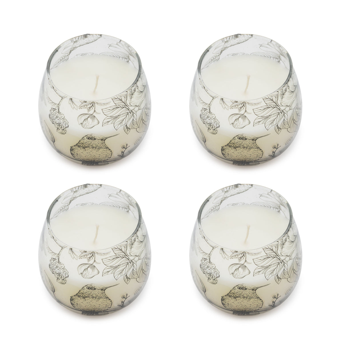 Small Glass Jar Candles - Drawn by Flame - Spiru-shop.nl