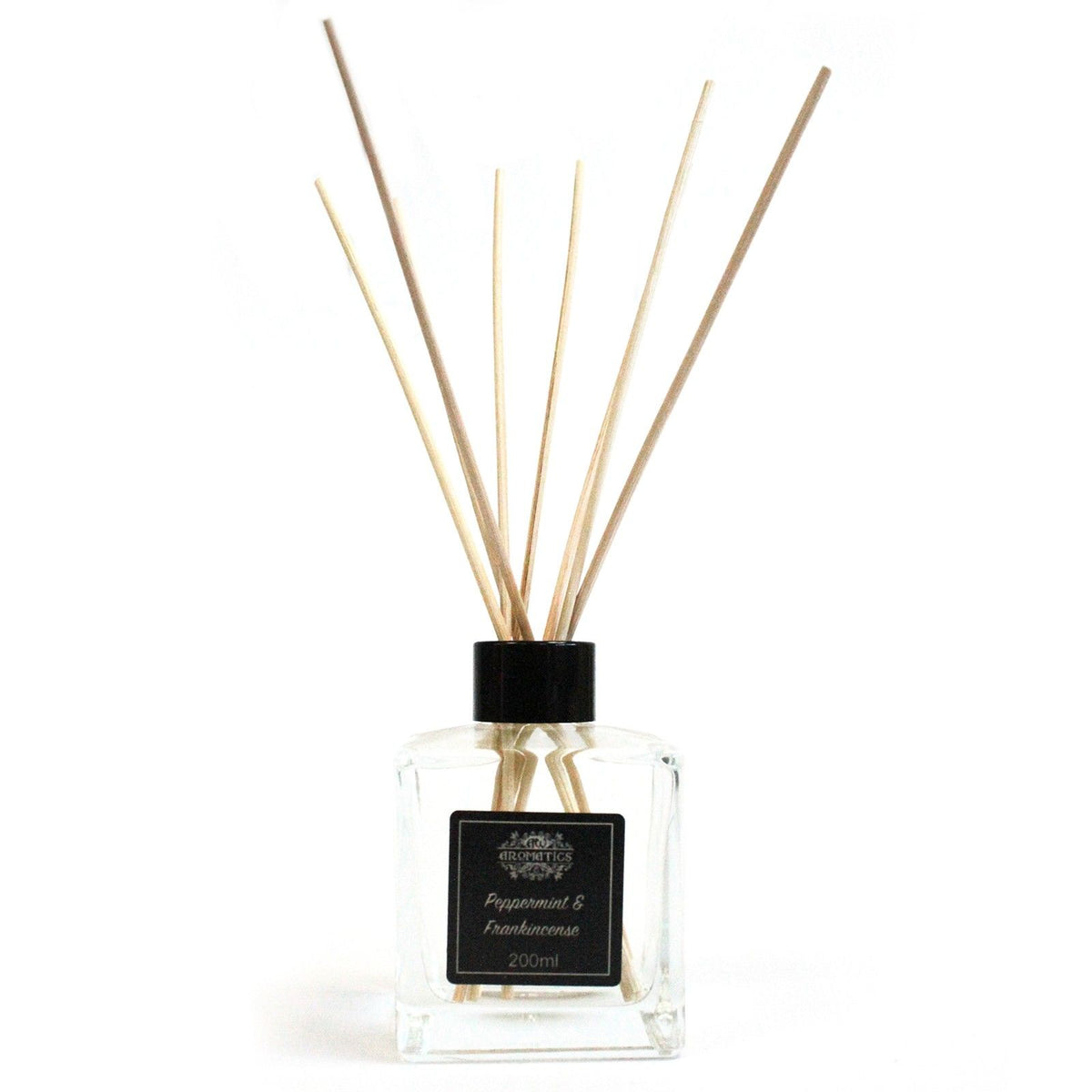 200ml Peppermint & Frankincense Essential Oil Reed Diffuser - Spiru-shop.nl