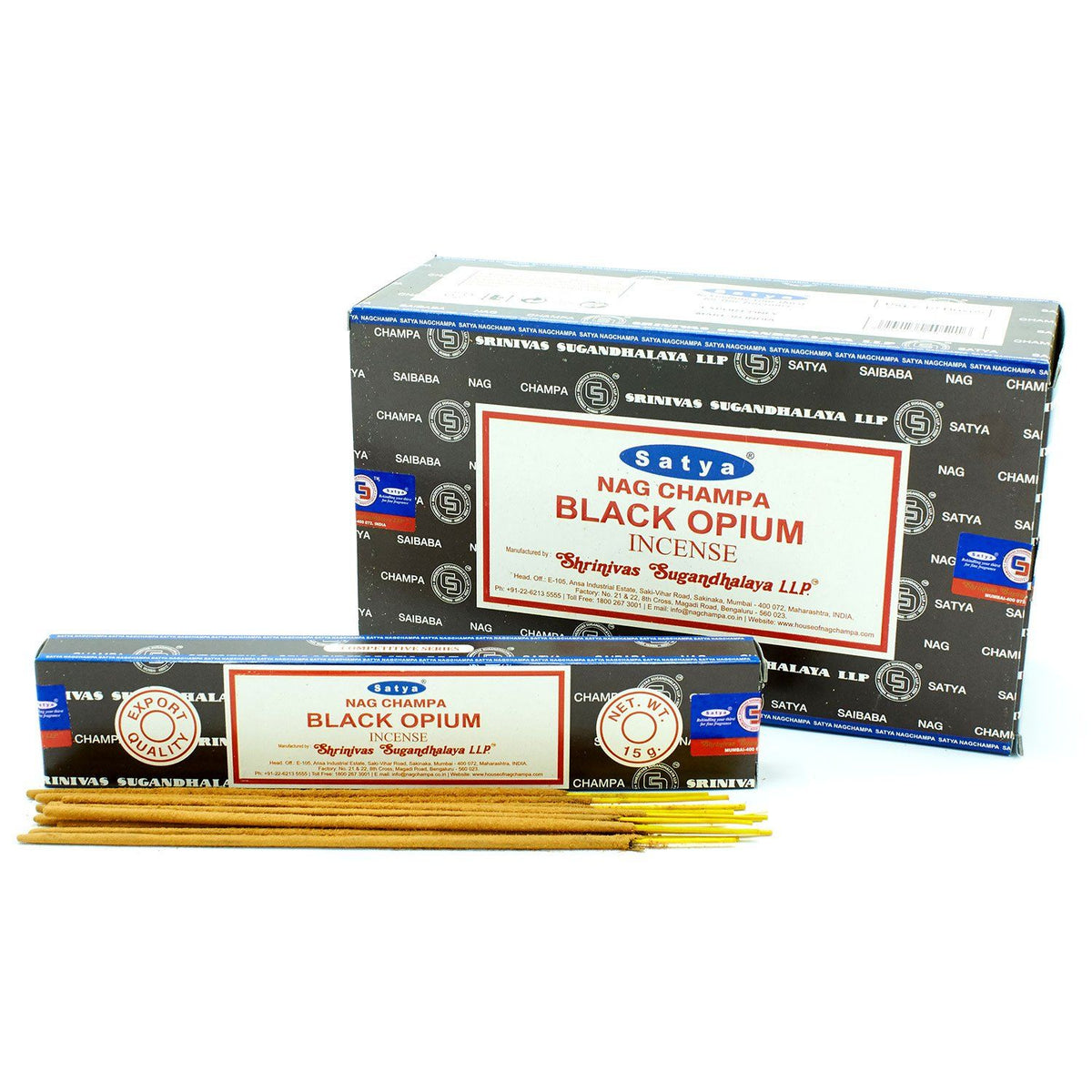 Satya Incense Sticks 15g - Black Opium - Spiru-shop.nl