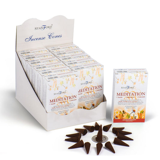 Meditation Incense Cones - Spiru-shop.nl
