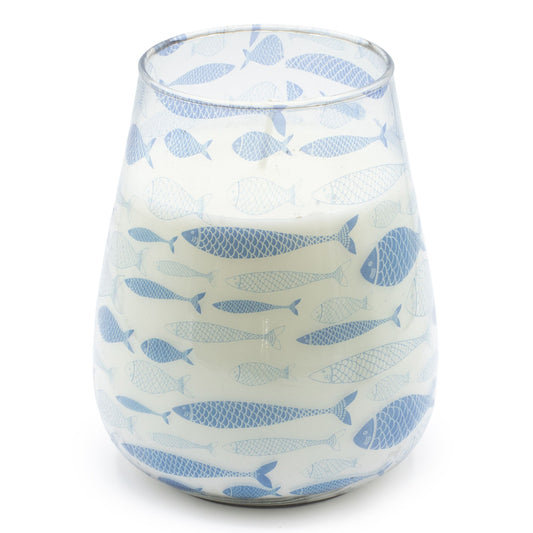 Tall Glass Jar Candles - Seabreeze - Spiru-shop.nl