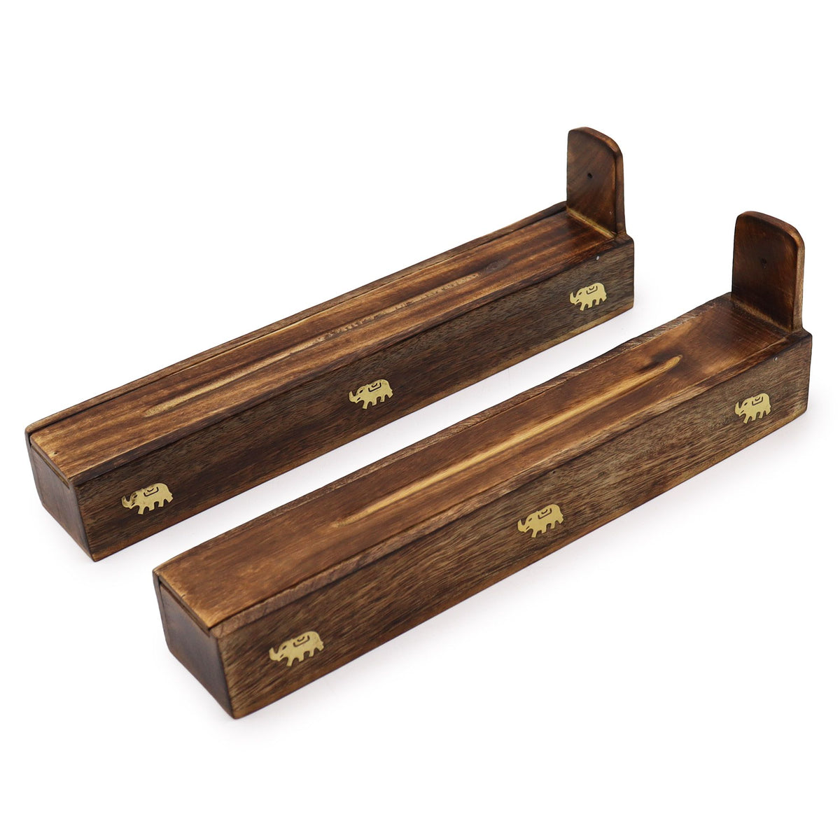 Mango Wood Incense Box - Assorted - Spiru-shop.nl