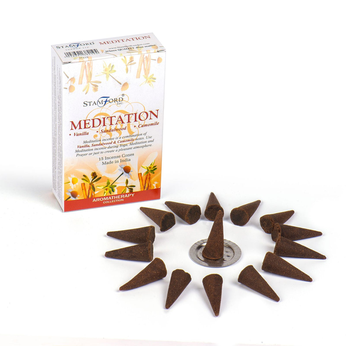Meditation Incense Cones - Spiru-shop.nl