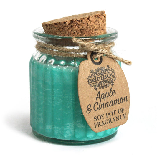Apple & Cinnamon Soy Pot of Fragrance Candle - Spiru-shop.nl