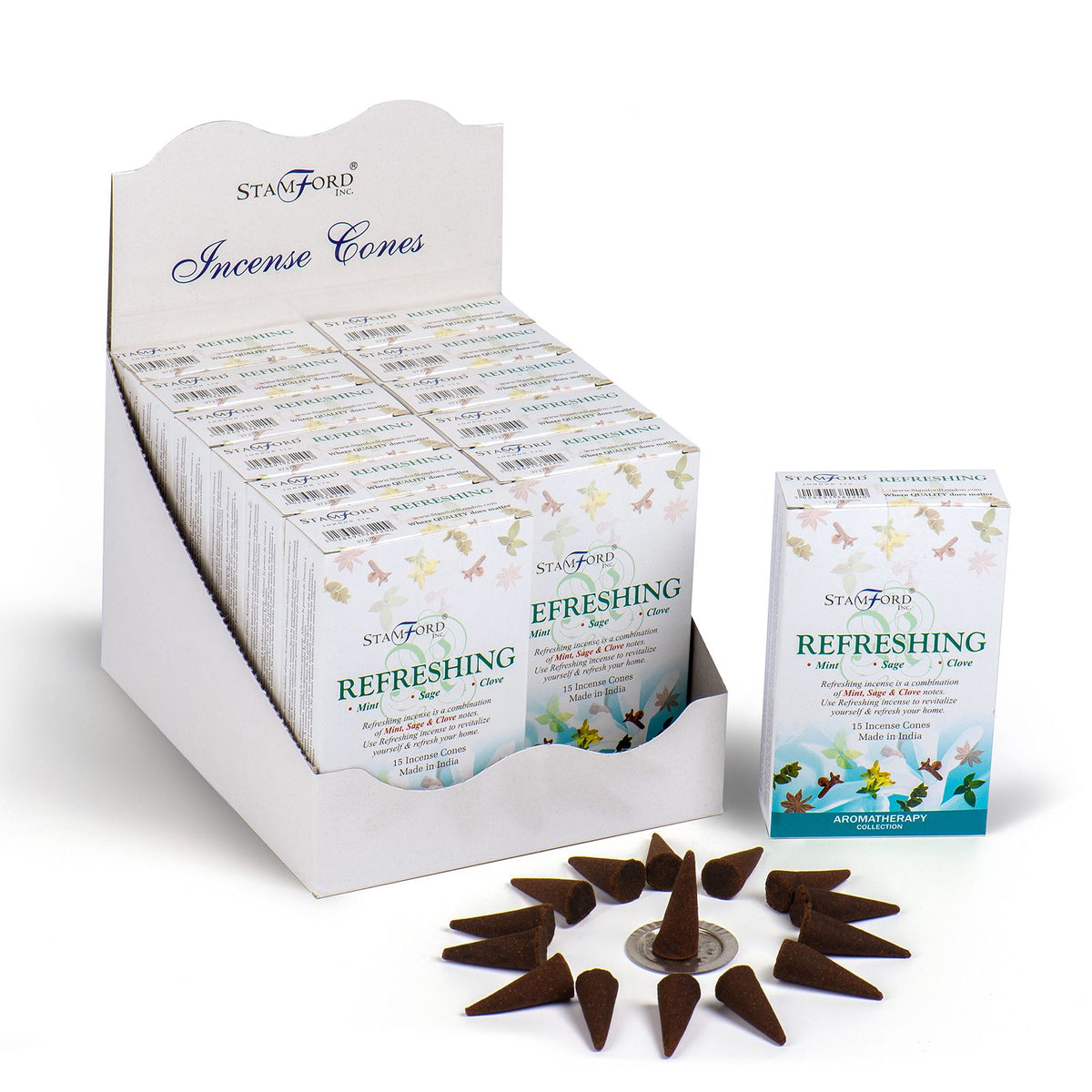 Refreshing Incense Cones - Spiru-shop.nl