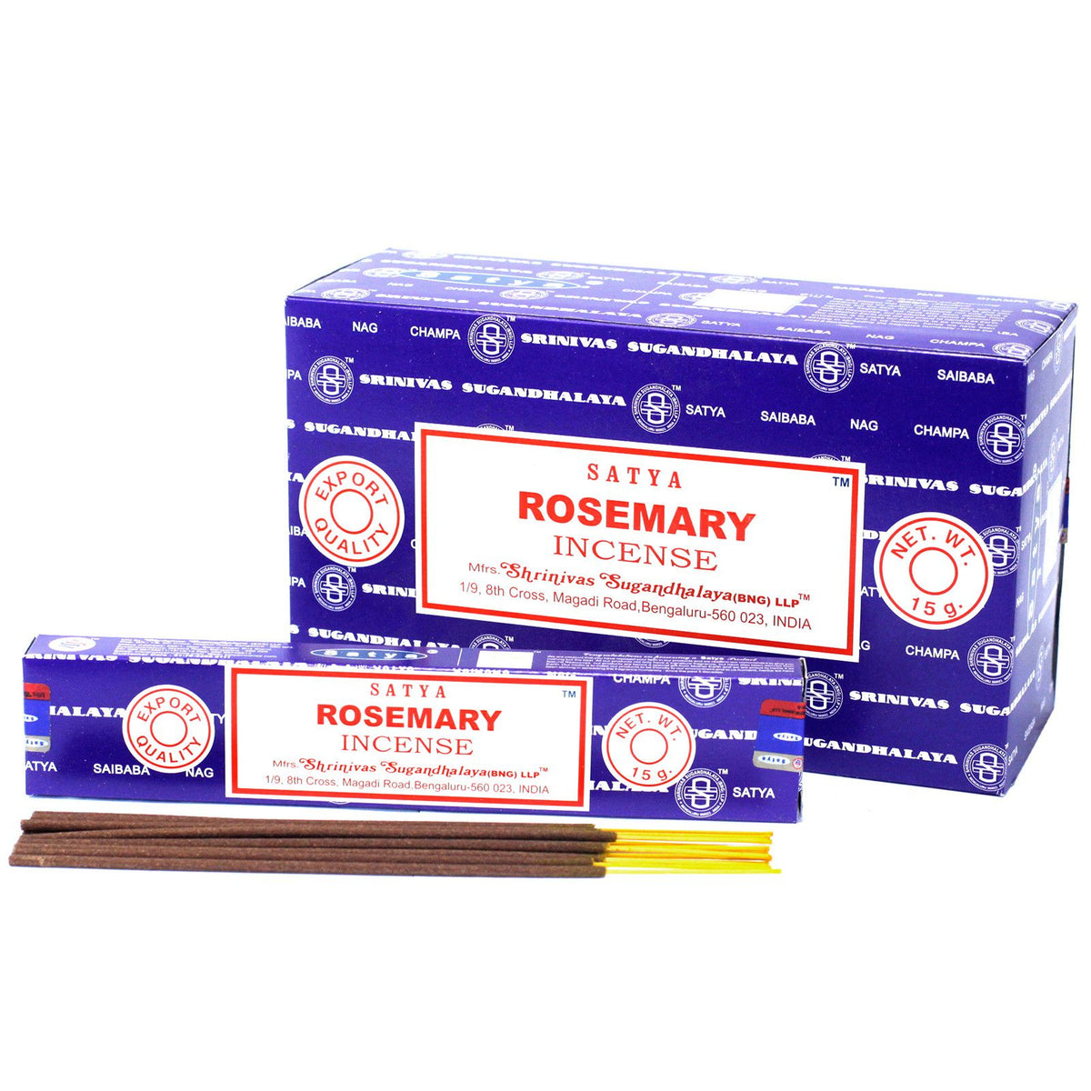 Satya Incense 15gm - Rosemary - Spiru-shop.nl