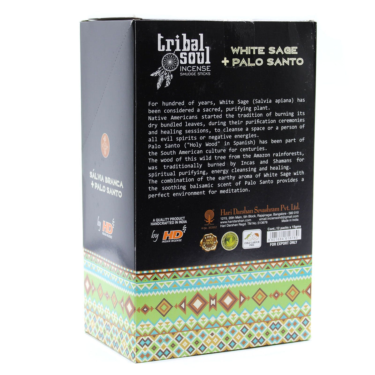 Tribal Soul Incesne - White Sage + Palo Santo - Spiru-shop.nl