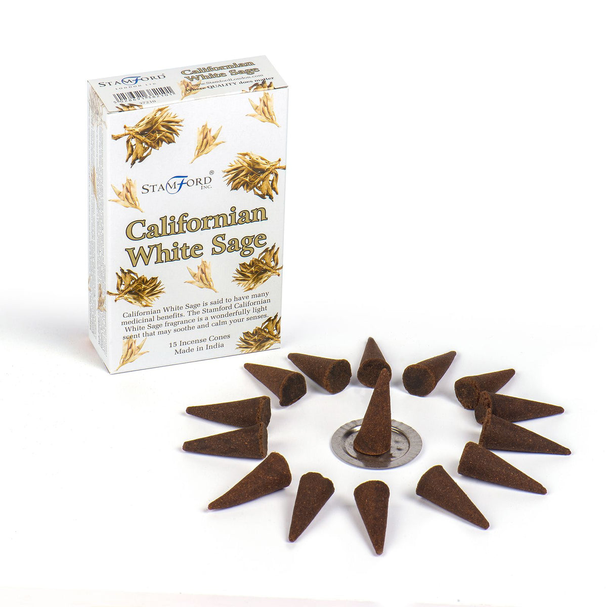 Californian White Sage Incense Cones - Spiru-shop.nl